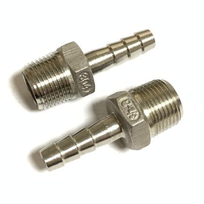 China Hot Sales Water Cooling Line Cast Inserts Compression Tube Stainless Steel Brass Cross Copper Butt Plug Fitting for sale