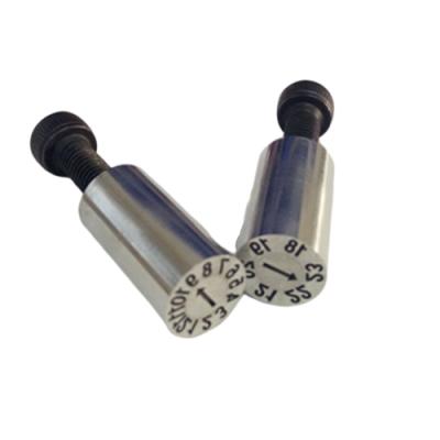 China Steel Injection Molding Part Date Stamp Code Heat Stamp Date Inserts For Dies for sale