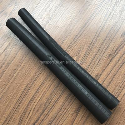 China Petroleum Base Hydraulic Fluids High Pressure Embossed / Cut Off Hydraulic Rubber Hose 4SP / 4Shipping And Printing Handling for sale