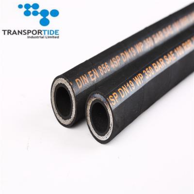 China SAE100 R2/DIN EN853 2SN Two Steel Wire Braid Phoenix High Pressure Hydraulic Hose 1/2