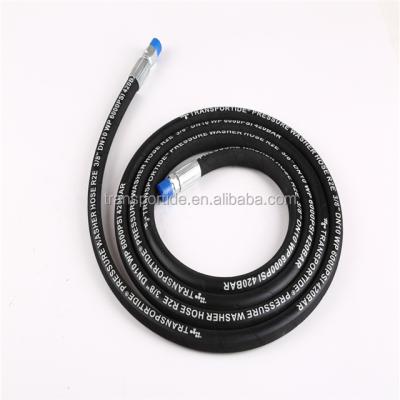 China Petroleum Base Hydraulic Fluids Steel Wire Braided Hydraulic Hose Car Joint High Pressure Hose for sale