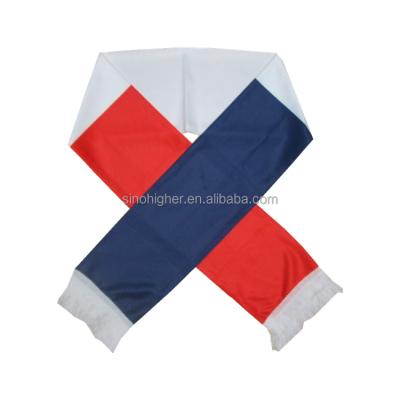 China 2020 100% Polyester Sinohigher Flag Manufacturer Knitted Print Acrylic Soccer Football Club Fans Team Custom Jacquard Cheering Scarves for sale