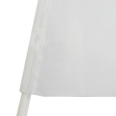 China Customized Polyester Blank Sublimation Car Window Hanging White Flag With Pole for sale