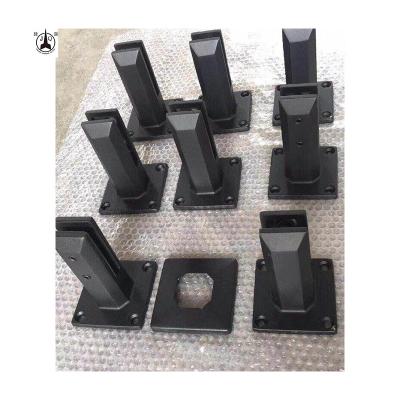 China Wholesale Modern Stainless Steel Spigot Frameless Glass Fence Fence Fence Pool Fence Clamp Spigot Glass Glass Railing for sale