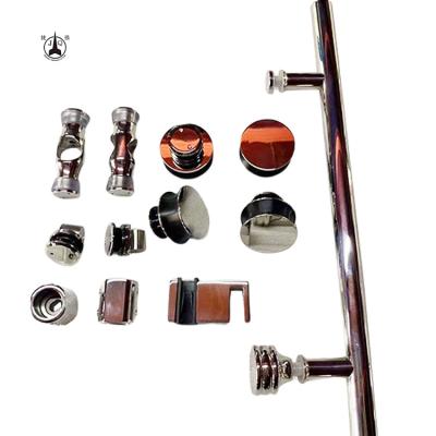 China Modern Bathroom Hardware Fittings Sliding Door Fitting Fittings For Round Tube Bathroom Accessories for sale