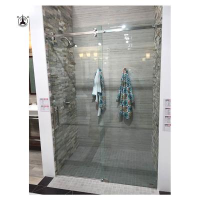 China Modern Wholesale Shower Accessories Hardware Factory Stainless Steel Frameless Glass Sliding Door Accessories for sale