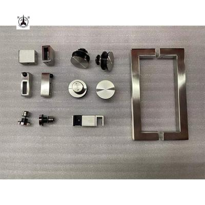 China Modern High Quality Enclosure Hardware Kit Stainless Steel Shower Sliding Frameless Shower Sliding Door for sale