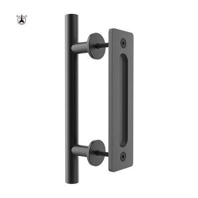 China Modern hot sale classic glass door handle modern black door handle suitable for wooden door for sale