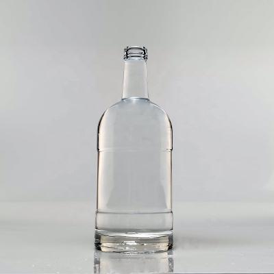 China 100ml Mini Beverage Extra Whiskey Bottle Pocket Vodka Glass White Bottle For Sale for sale