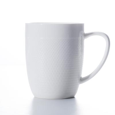 China Modern Hot Selling 28 Mugs Ceramic Porcelain Mug Ceramic Tableware White Mug for sale