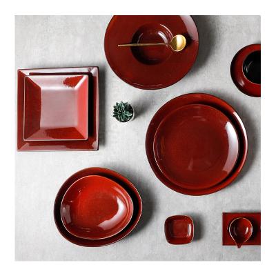 China Tableware Manufacturer Marble Dish Set Sustainable Tableware Dishes for sale