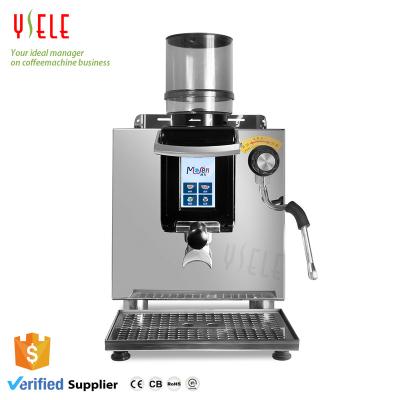 China Commercial Hot Semi-automatic 120V Electric Grinder Etl Italian Espresso Coffee Machine Commercial for sale