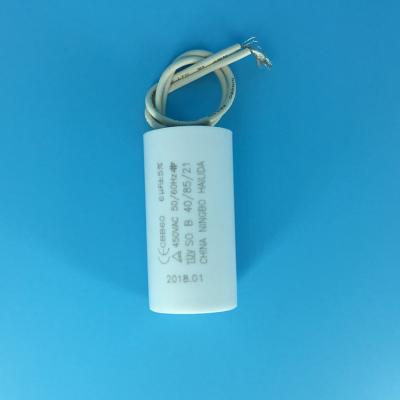 China AC / Motor Capacitor 6uf 400v For AC Motor Class B With TUV Approval for sale