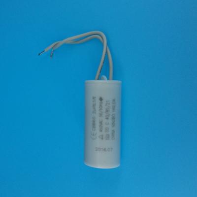 China motor stroke 2uf 400v cbb60 capacitor boarding and handling 25 70 21 with CE approval round for sale