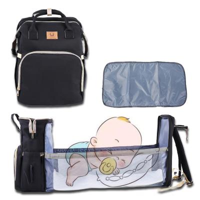 China With 2021 USB Baby Dipers Luxury Baby Bag Chair Portable Mummy Bag For Baby Care for sale