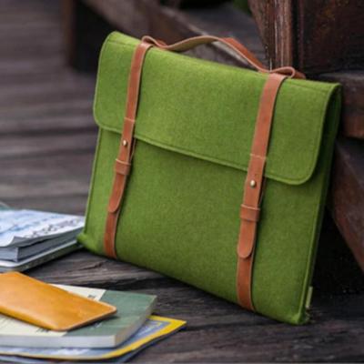 China Felt Nylon Vintage ENVELOPE Laptop Bag Casual Business Briefcase Handbag for sale