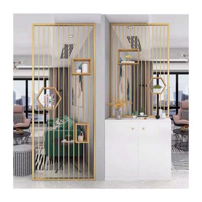 China Modern custom room dividers and partitions stainless steel circle pattern decorative screen for sale