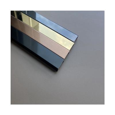 China Modern U Shaped Decorative China Factory Mirror Groove Strip Stainless Steel Tube / 201 304 Stainless Steel Pipe for sale