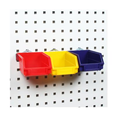 China Stocked Plastic Storage Box Of Spare Parts For Pegboard Workbench for sale