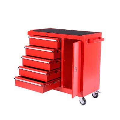 China Durable Tool Cabinet Cart With 5 Drawer for sale