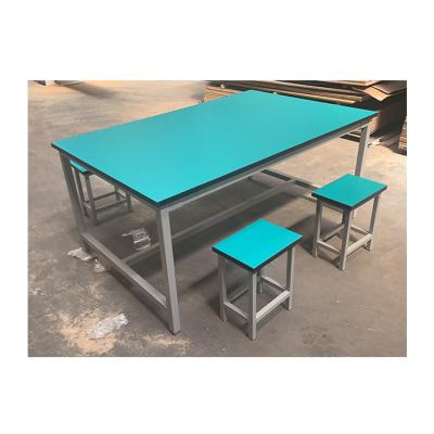 China Easily Assembled ESD Workshop Anti-static Desktop Assembly Line Packing Workbench Customization for sale