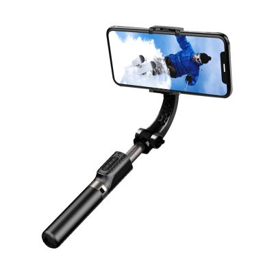 China 2021 Action Gimbal Stabilizer Follow Automatic AI Gimbal Compositing Object Tracking Face Tracking Camera Phone Holder Smart Shooting Selfie Stick for sale