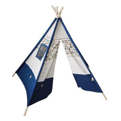 China Soft Toy Indoor Cotton Teepee Tent Kids Children Play Indian Teepee Tent for sale