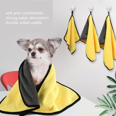 China Wholesale Viable Super Absorbent Dog Bath Towel Dog Towel Microfiber Bath Towel For Dogs for sale