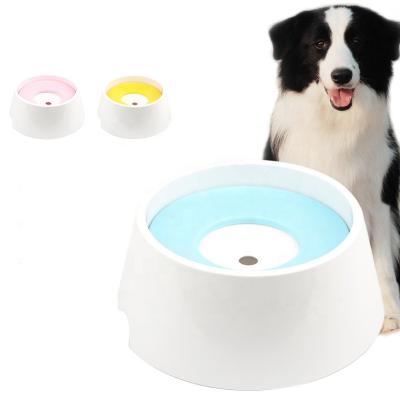 China New Large Capacity Dog Water Bowl Pet Cat and Viable Splashproof Bite-Resistant Dog Water Bowl for sale