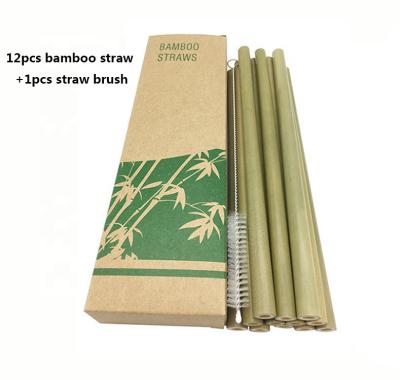 China Modern natural reusable biodegradable organic and non-toxic drinking bamboo straw jungle products for sale