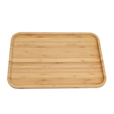 China Wholesale Bamboo Mobile Food Service Dish , Bamboo Serving Tea Tray for sale