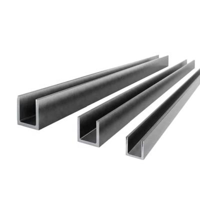 China Theoretisch gewicht U-kanaal Aluminium Rail 6063 6061 U-vorm Aluminium legering U-kanaalprofiel Te koop