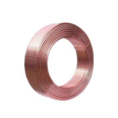 China Polished 1/2 3/4 1/4 Copper Coil Pipe AC Pipe Air Conditioner Copper Tube 3/8 Rolling Pancake Copper Pipe for sale