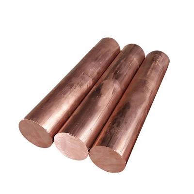 China Non-Alloy Direct Square Round Copper Bar Customized Color 99.99% Pure Copper Earth Rod for sale