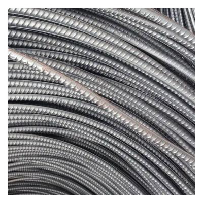 China HRB335 HRB400 HRB500 Hot Rolled Ribbed Steel Bar Steel Rebars Coils for Construction Steel Wire Rod for sale