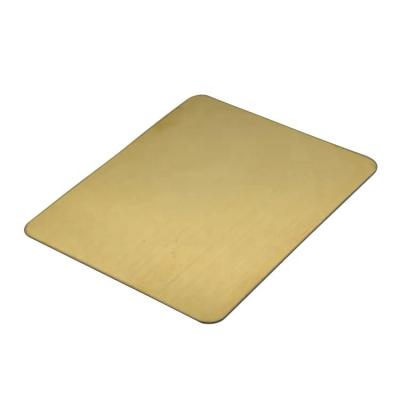 China 2mm 5mm Gold Mirror Stainless Steel Plate For 321 304 201 202 Sample Design Style for sale