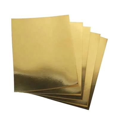 China Gold Mirror Stainless Steel Sheets For Decorative With Theoretical Weight Alloy Not for sale