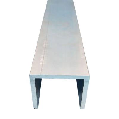 China 0.3mm-150mm espesor de perfiles de aluminio aleación en forma de U canal 20x20x2 en venta