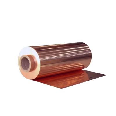 China 99.9% Pure Copper Strip In Coil C1100 T2 C10100 C10200 Copper Foil for sale