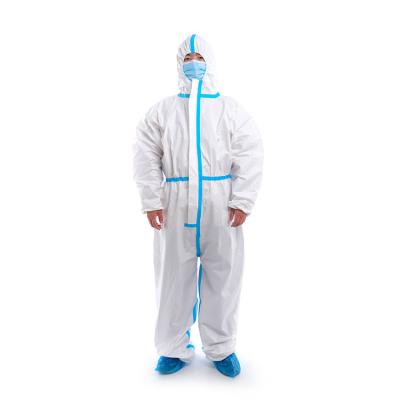 China Hospital Vend Customizable Waterproof Microporous Disposable Coverall for sale