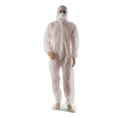 China Waterproof Disposable Hospital 45gsm SMS Safety Protective Chemical Coverall for sale