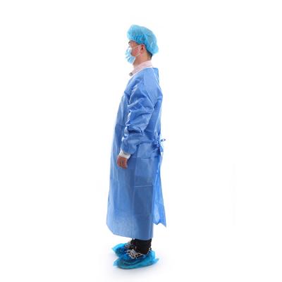 China Wholesale Hospital Disposable Reinforced Surgical Gown Hospital Manufacturer Application for sale