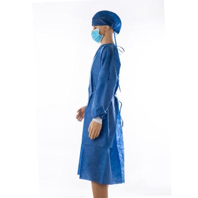 China Customized Professional Disposable Biodegradable Hospital Isolation Medical Gown for sale