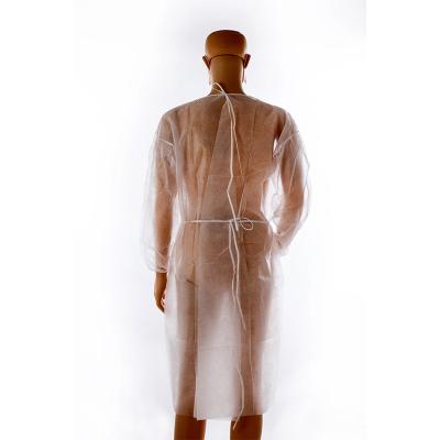 China Cheap Hospital OEM Disposable White Insulation Manufacturer Gowns for sale