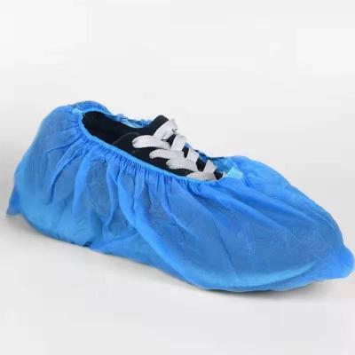 China Blue Disposable High Quality Nonwoven PP Nonwoven Shoe Covers for sale