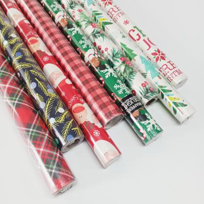 China 2022 New Design Christmas Gift Wrapping Paper Luxury Gift Wrapping Paper Roll Biodegradable Custom Gift Wrapping Paper Set for sale