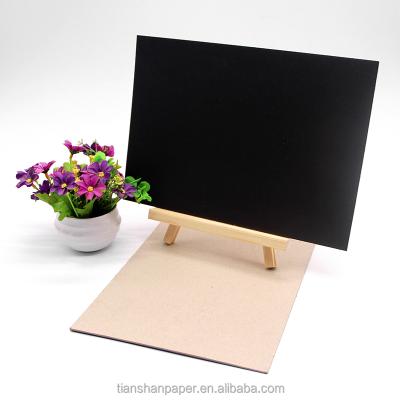 China High Quality Moisture Proof One Side Black Coated Paperboard / Black Paper Paper For Bag / Box / Label for sale