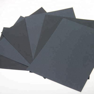 China Hot Sale 200g Low MOQ Anticurl Recycled Black Paper Cardboard for sale