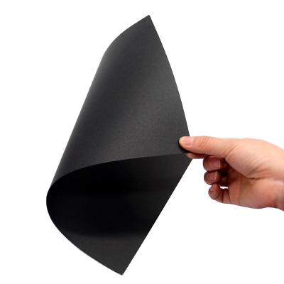 China Manufacturer Anti Curl Black Cardboard For Making Gift Box / Card for sale