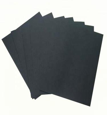 China Black Paperboard Moisture Proof Black Sheets Paperboard For Making Box for sale